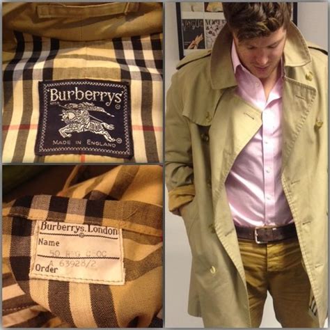 burberry trench coat label examples|burberry trench coat original.